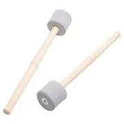 12.8 inch Drum Mallet Anti-slip Bass Percussion Sticks Wood Drum Stick