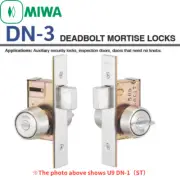MIWA,MIWALOCK DN-3 DEADBOLT MORTISE LOCKS
