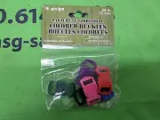 6PC PARACHUTE CORD/CORDE COLORED BUCKLES BOUCLES COLOREES .50in 12mm
