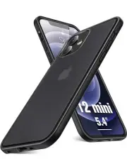 Humixx Defense iPhone 12 Mini Case [Military Grade Shockproof] [Support Black