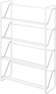 Yamazaki Shoe Rack, Alloy Steel, White, One Size