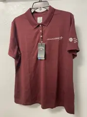 Callaway Women’s XL Golf T-Shirt Opti-dry Zinfandel/Maroon Color (Lockheed Logo)