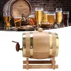 1.5L Vintage Oak Wood Wine Barrel Keg Bucket Home Wine Storage Accessories