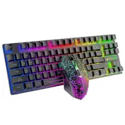 Ziyou Lang Wireless Gaming Keyboard And Mouse Combo,black