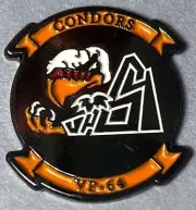 NAVY VP-64 CONDORS SQUADRON MILITARY METAL MAGNET PIN