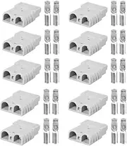 WEZCHUGHAOL10X Anderson Style Plug Connectors - 50 AMP, 12-24V, 6AWG for DC Power Tools