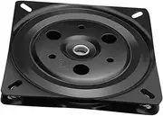 CAXUSD Swivel Plate Accessory for Chairs and Bar Stools Heavy-Duty Metal Base Easy to Install Rotating Mechanism for Display Racks Sofas and Office Furniture