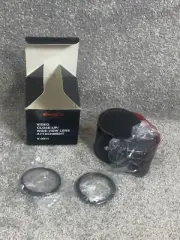 Ambico Video Close Up Wide View Lens Attachment V-0311 w Carrying Case & Adaptor