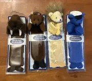 4 - Book Pals Bookmark Lot Tidbits/ Wilcox- Camo Bear - Lion- Matey ~ New