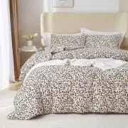 Black Brown Leopard Print Twin XL(68"x90") A#black Brown Animal Cheetah Print