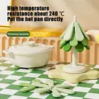 Oil-proof Trivet Heat Kitchen Christmas Tree Shape Silicone Trivets for Pots