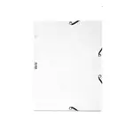 EXACOMPTA ELASTICATED 3 FLAP FOLDERS/ A4/ WHITE ESLITE誠品