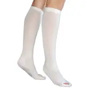 Anti-Embolism Stockings Sm/Reg 15-20mmHg Below Knee Insp Toe