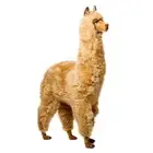 HANSA BROWN ALPACA REALISTIC STUFFED ANIMAL PLUSH SOFT TOY 165cm H **NEW**
