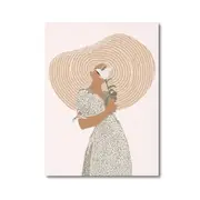 August Canvas Boho Abstract Figure Wall Art Decor Posters & Prints