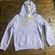 Roxy Girls Purple Pull Over Hooded Sweatshirt, size 16 girls. Hoodie