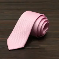 在飛比找PChome24h購物優惠-【拉福】領帶窄版領帶6cm領帶手打領帶(粉)