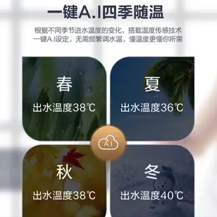 【現貨速發】新款海爾即熱式電熱水器家用洗澡省電一級能效