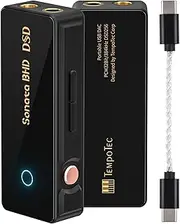 Sonata BHD Portable USB C dongle DAC&,3 Gain Levels, 4.4mm&3.5mm,DSD256 PCM32Bit/384kHz