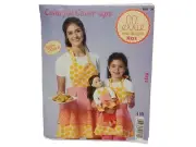 Ellie Mae Designs Colorful Cover-ups Apron Pattern Match Design Mom & Daughter