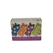 Chip & Dip Bowl Floral Pool Beach Floats Ceramic Clay Art Summer New Set of 4