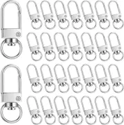 30PCS Heavy Duty Metal Lobster Claw Clasps - Keychain Clips, Lanyard Swivel Snap