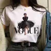 在飛比找蝦皮購物優惠-Vogue T shirt 卡通時尚炫酷vogue公主印花女