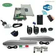 Low Voltage Powered Double Swinging Gate Opener Smart Phone Control WIFI Kit