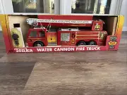 1990 Tonka 23" Fire Engine Truck Water Cannon Steel Built No 5 with Fireman