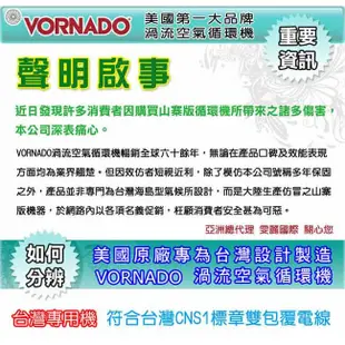 美國VORNADO沃拿多 渦流空氣循環扇 530B/530W (7.6折)