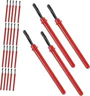 50pcs Painting Brush Paint Paintbrush Mini Preschool Classroom Paint Brush Draw Kindergarten Pigment Brush Art Student Paint Accessories Red