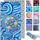 Microfiber Beach Towel Adults– Streak Turtle Quick Dry Lightweight Sand Free ...