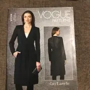 Vogue V1709 Pattern Misses Jacket & Belt Size 16-24 Uncut Designer Guy Laroche
