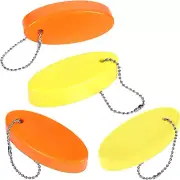 Foam Floating Keychain Oval Float Key Ring Key Float Foam Keychain for Boating,