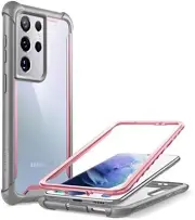 Case for Samsung Galaxy S21 Ultra 5G (2021) Transparent Protection Bumper Shockp