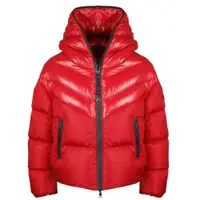 在飛比找ETMall東森購物網優惠-【MONCLER】女款 Guenioc 羽絨外套-紅色 (1