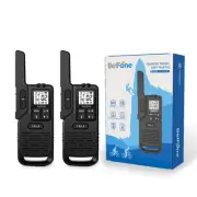 Two Long Range Walkie Talkies-20 Channels Professional Two Way Radio,IP54 Wat...