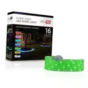 Escape Color Changing LED Rope Lights, Indoor or Outdoor, 16ft, Linkable,