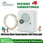 Christmas Sound Sensor Music Speaker Voice-activated Props With 3m String Light