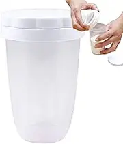 Mbiyhgta Icing Sugar Shaker - Fine Mesh Strainer Dispenser, Duster Cinnamon Shaker | Fine Mesh Strainer Dispenser Duster with Lid for Cinnamon, Flour, Icing Sugar, Baking Powder, Corn Starch