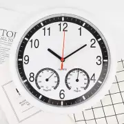 Household products temperature and humidity plastic clock wall simple clock