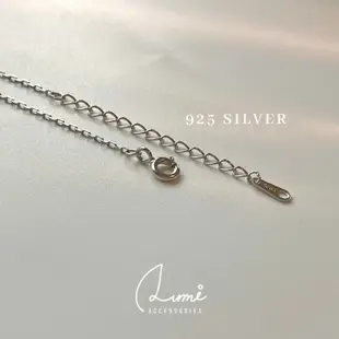 [ALUMI] 鎖頭銀鍊｜S925純銀 刻字鎖頭造型吊墜 項鍊 短項鍊 飾品 純銀項鍊