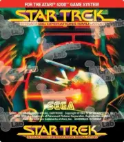 Replacement Label - Star Trek: Strategic Operations Simulator for Atari 5200