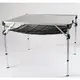 TAB-980H台灣製鋁合金蛋捲桌(三段式)+專用置物網 (鋁捲桌,折合桌,蛋糕桌)