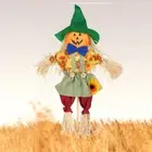 Halloween Scarecrow Decoration Bamboo Rustic Outdoor Scarecrow Halloween Decor