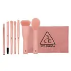 3CE Limited Edition Mini Makeup Brush Kit 7pcs with Pouch K-Beauty Tools