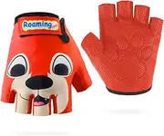 [Boyiexin] Kids Half Long Finger Climbing Gloves for Age 1-10 Boys Girls Gymnastics Monkey Bars, Good Grip Control Gloves for Scooter Balance Boards Biking Fishing Outdoor Sports