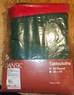New Dansk Red And Green Christmas Tablecloth 90" Round