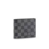 在飛比找Yahoo!奇摩拍賣優惠-LV   N63336 黑色 黑灰 棋盤 格紋 附零錢袋 短
