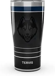 Tervis Traveler UConn Huskies - Night Game Triple Walled Insulated Tumbler Travel Cup Keeps Drinks Cold & Hot, 20oz, Stainless Steel